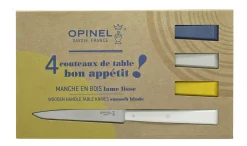 Hot Opinel Coffret de 4 couteaux de table N°125 Bon Appétit Céleste