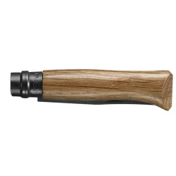 Opinel Couteau lame noire, N°08 Chêne Black
