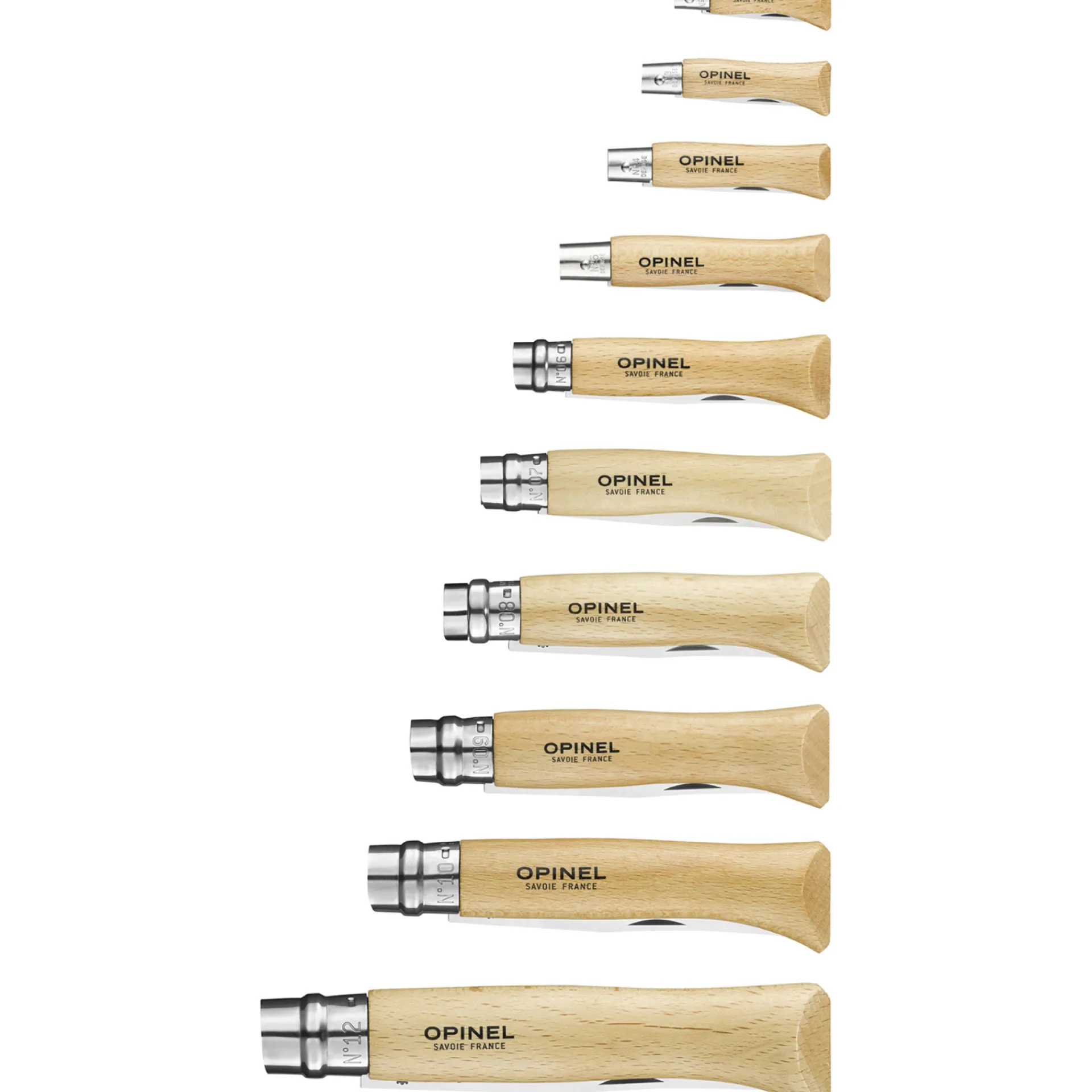 Best Opinel Vitrine 10 Couteaux Inox